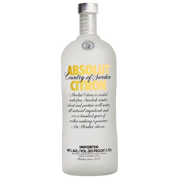 Absolut Citron Vodka 1.75L