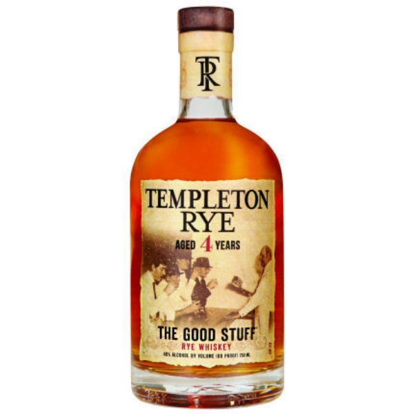 Templeton 4 yr Rye Whiskey 750ml