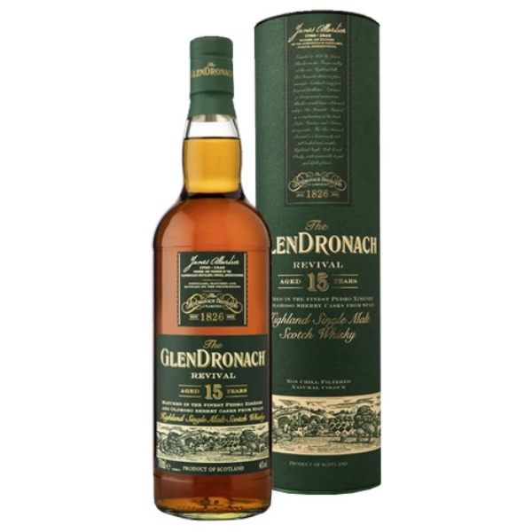 Glendronach 15 yr Revival Single Malt Whiskey 750ml