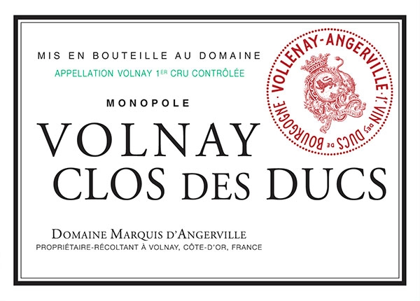 2020 Marquis d’Angerville – Volnay Clos des Ducs