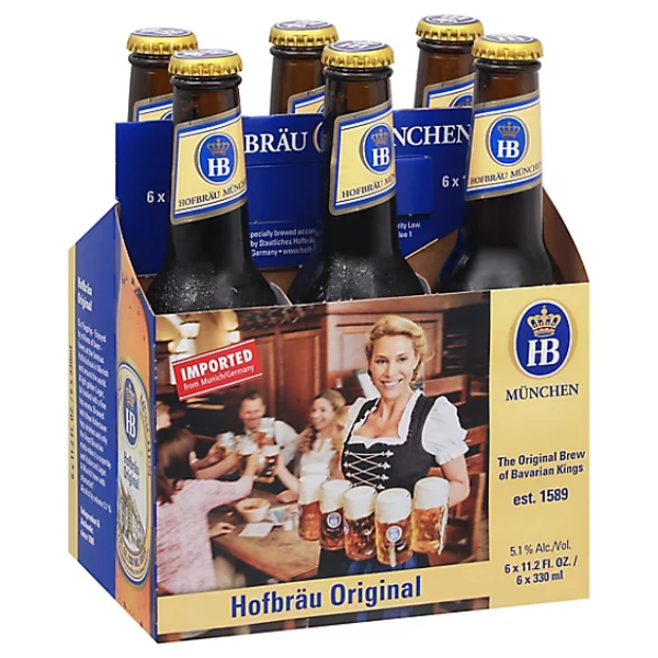 Hofbrau Munchen Original Lager 6pk bottle