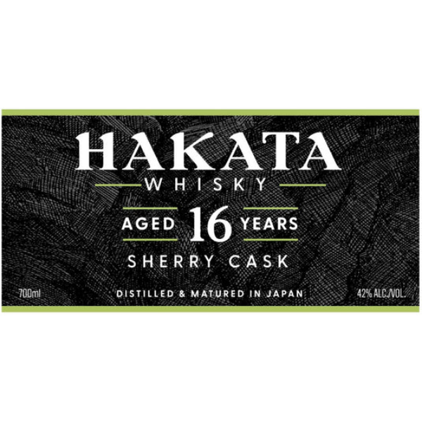 Hakata 16 Year Old Sherry Cask Whiskey 700ml