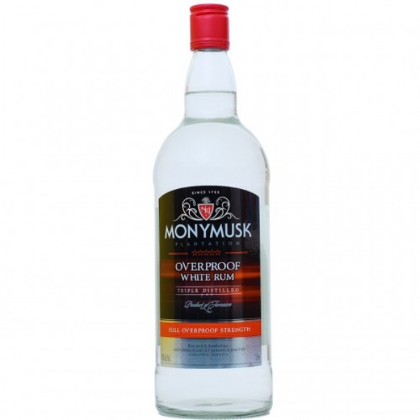 Monymusk Plantation Overproof White Rum 1L