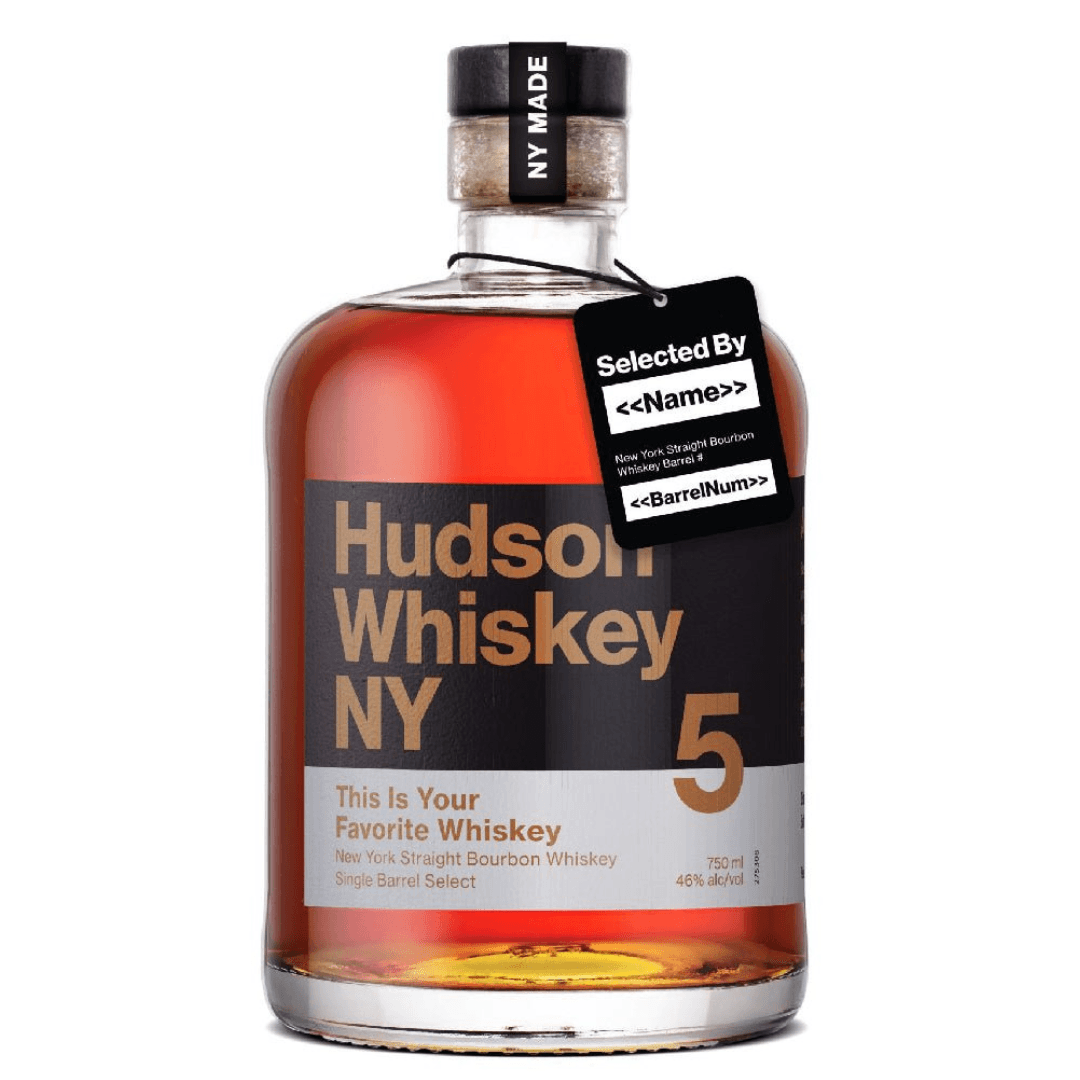 Hudson Whiskey NY 5 Years Old New York Straight Bourbon Whiskey 750ml