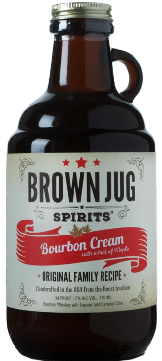 Brown Jug Spirits Bourbon Cream Liqueur 750 ML