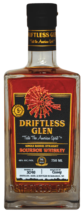 Driftless Glen 5 Years Old Single Barrel Straight Bourbon Whisky 96 750 ML