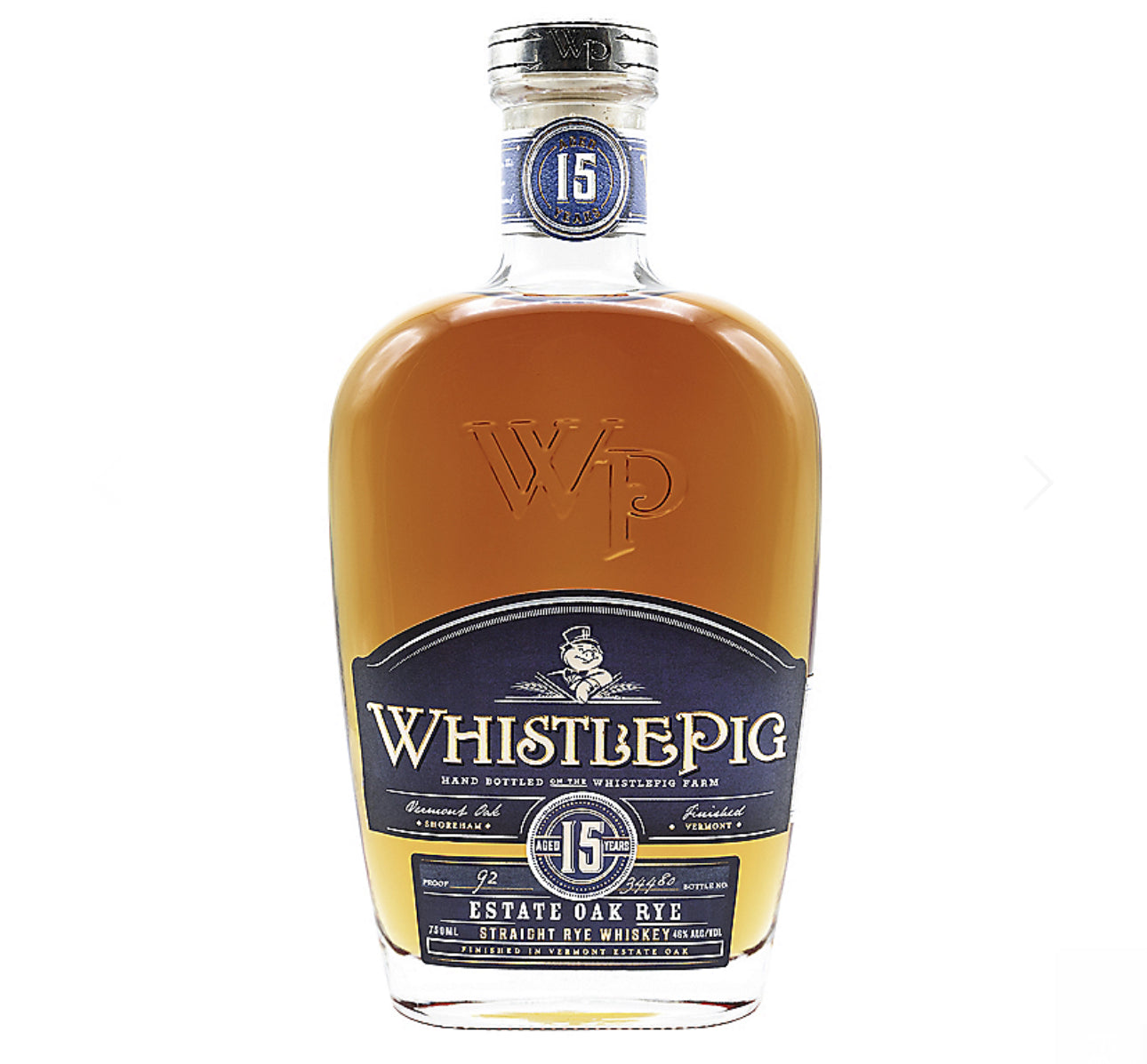 Whistlepig Straight Rye Whiskey Finished In Vermont Estate Oak 15 Year