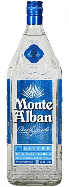 Monte Alban Silver Tequila 100% De Agave 1.75 L