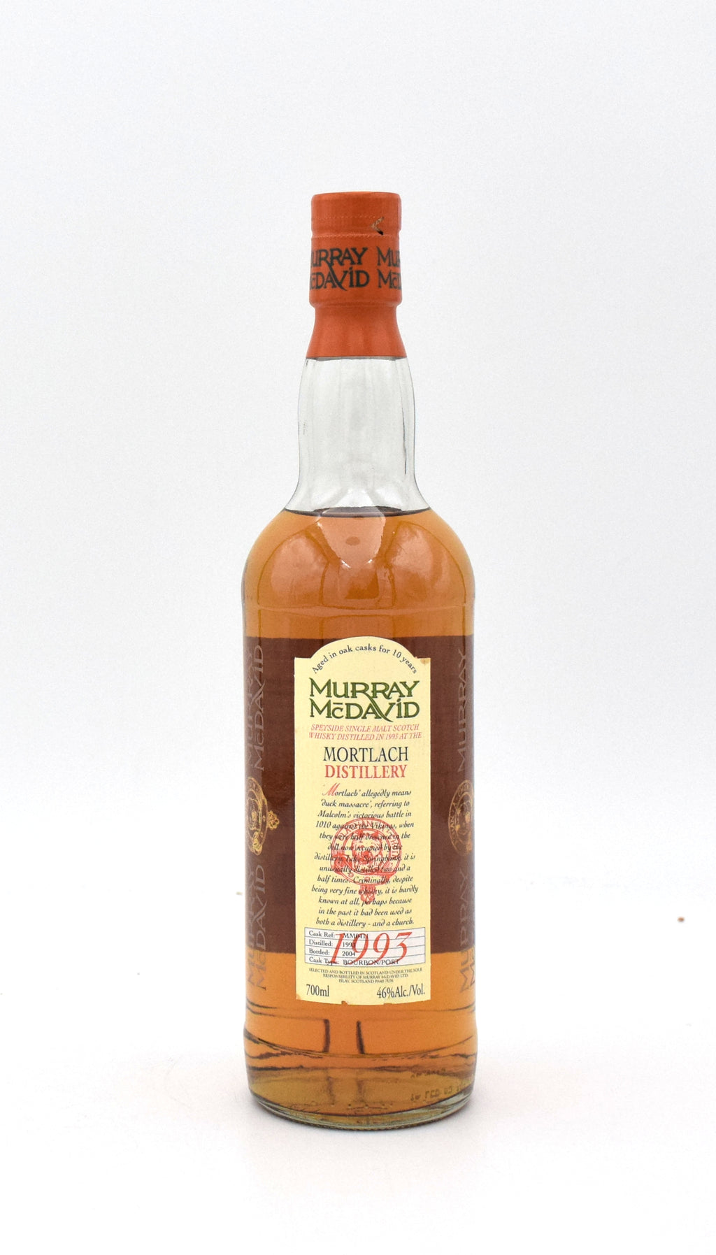 Murray McDavid Mortlach Distillery “10 Year Old” Scotch Whisky (1993 Release)