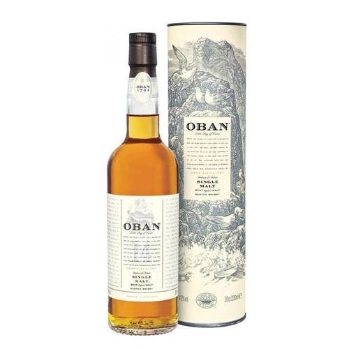 Oban Single Malt 14 Year Single Malt Scotch Whiskey – 750ML