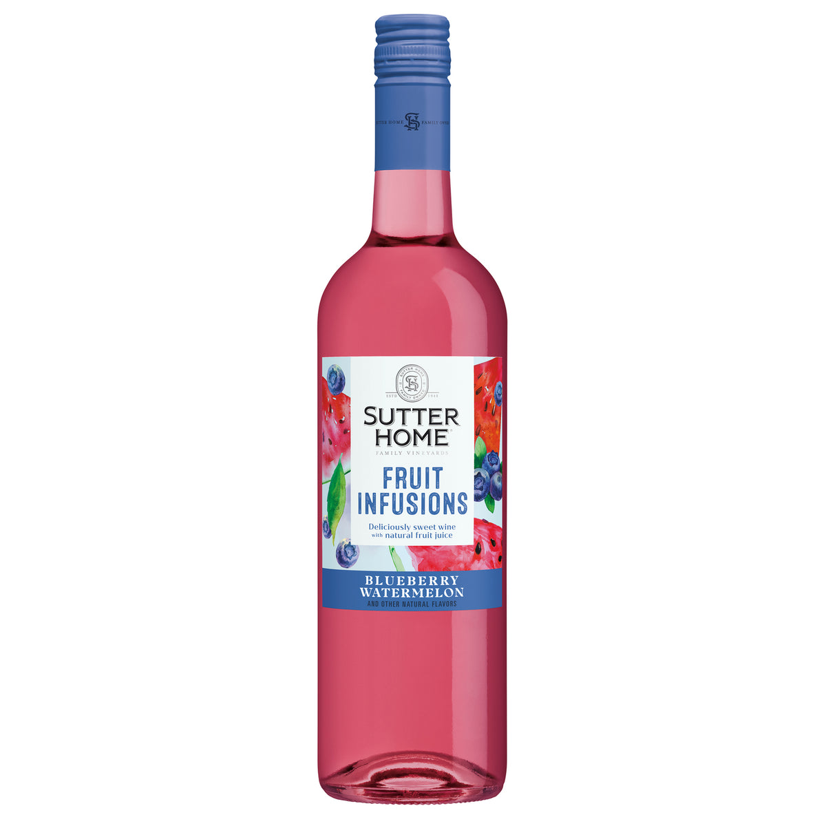 Sutter Home Blueberry Watermelon Flavored Wine Fruit Infusions 750 ML