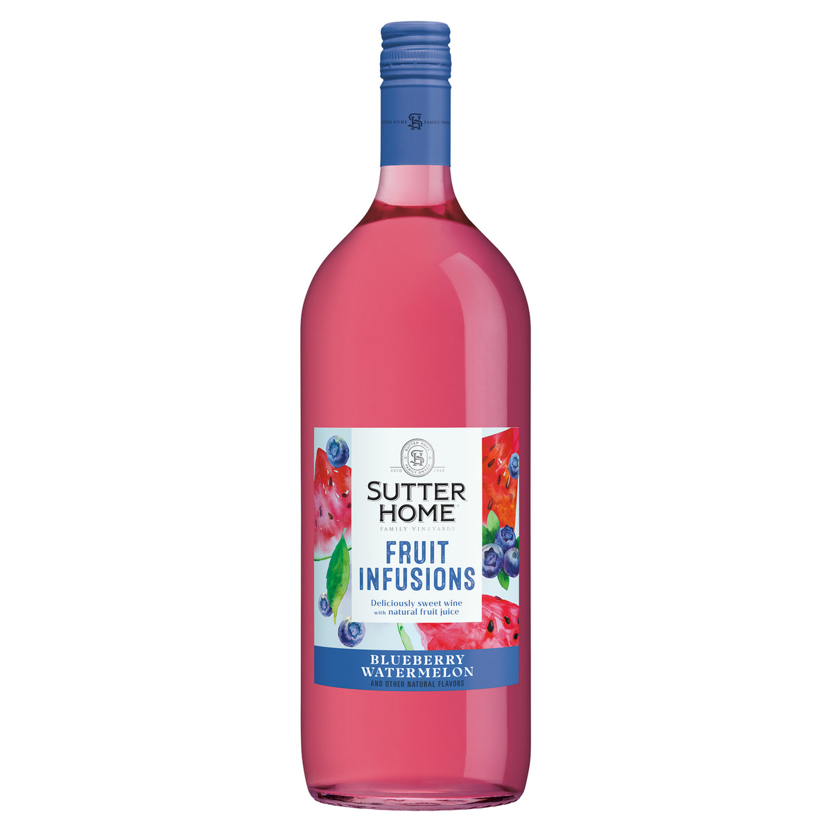 Sutter Home Blueberry Watermelon Flavored Wine Fruit Infusions 1.5 L