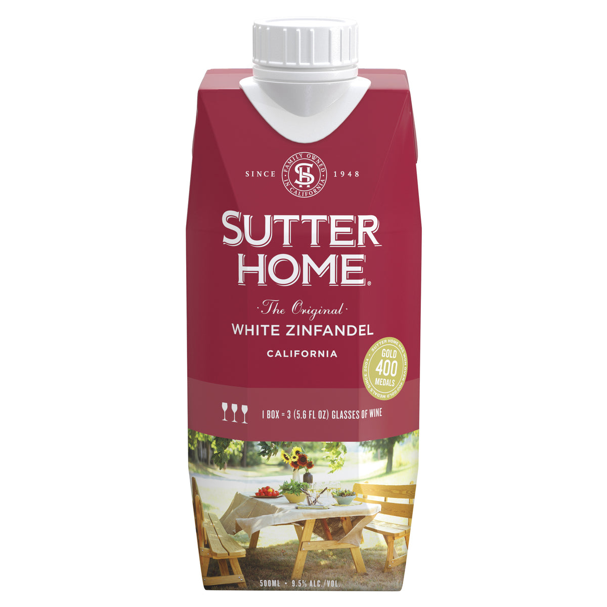 Sutter Home White Zinfandel California 500 ML