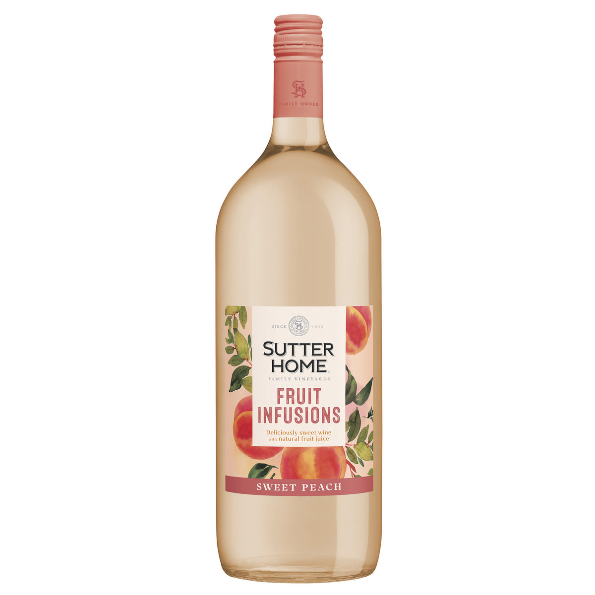 Sutter Home Fruit Infusions Sweet Peach Flavored Wine 1.5 L