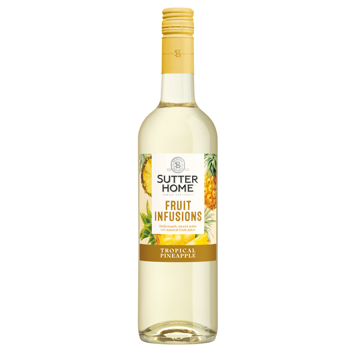 Sutter Home Fruit Infusions Tropical Pineapple Flavored Wine 750 ML