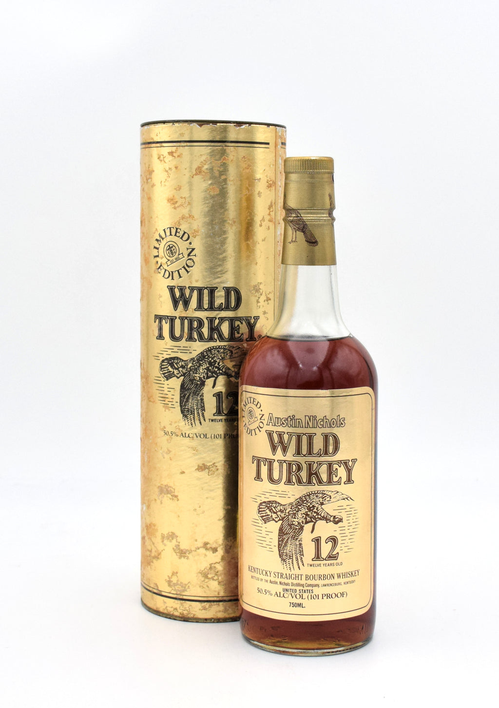 Wild Turkey 12 Year Limited Edition “Cheesy Gold Foil” (1991 Vintage)