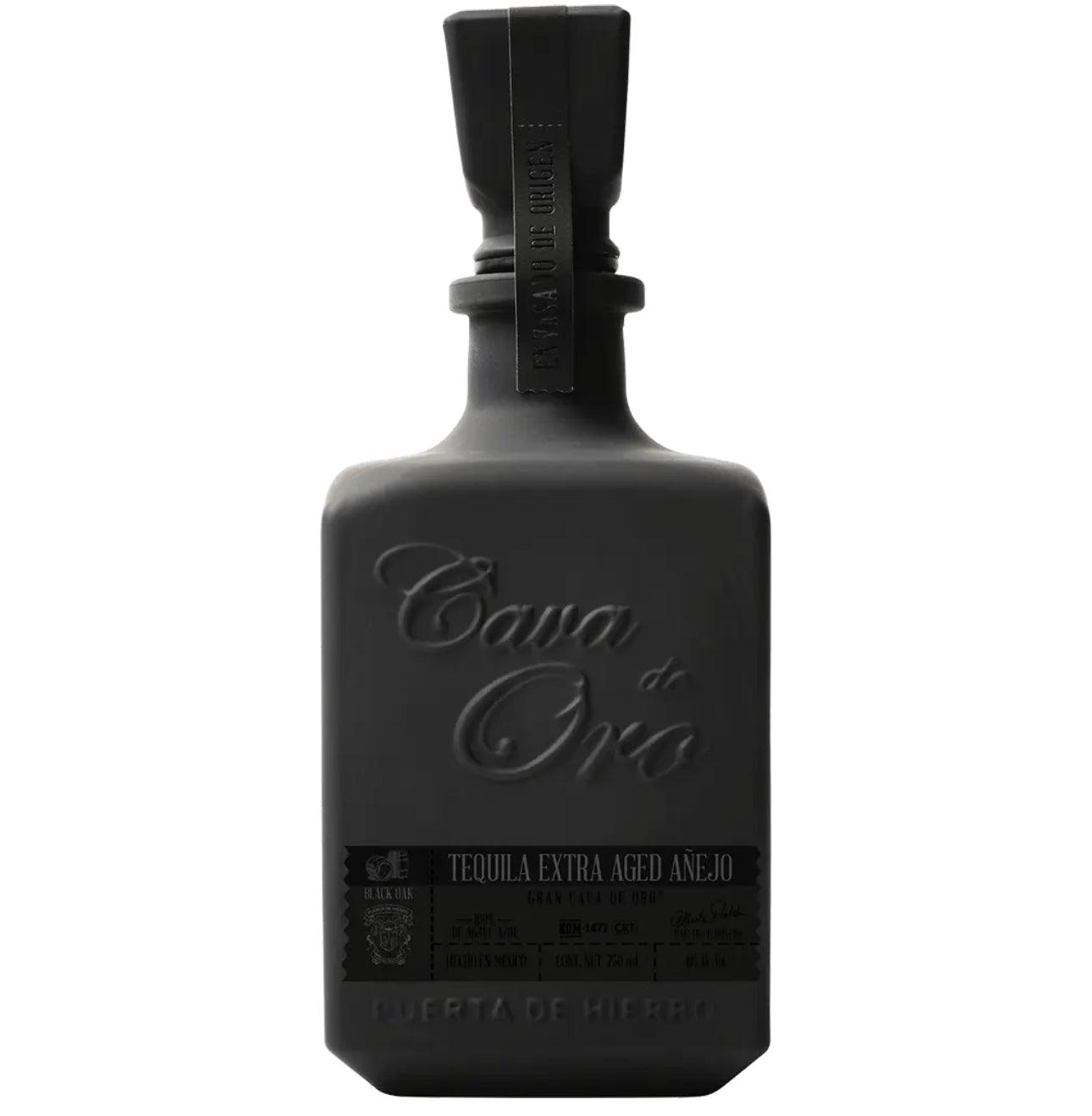 Cava De Oro Extra Aged Anejo Black Tequila