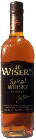 J P Wiser’s Vanilla Spiced Whiskey