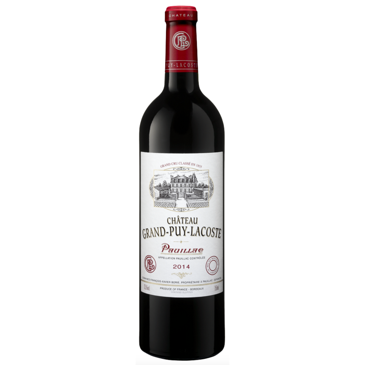 Chateau Grand-Puy-Lacoste  2014 Pauillac Grand Cru Classe  750 ml