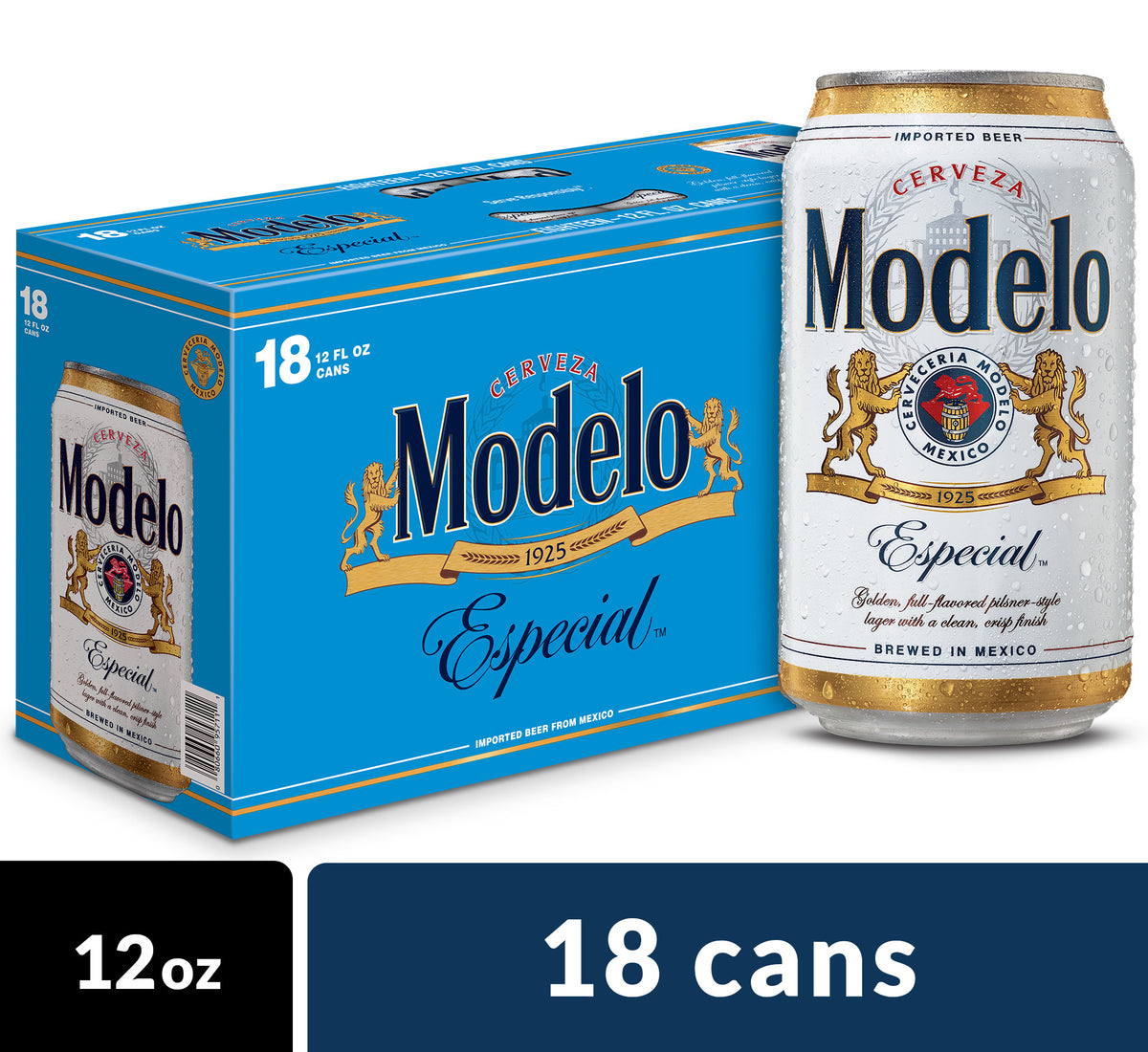 Modelo Especial Beer – 18 Pack Cans