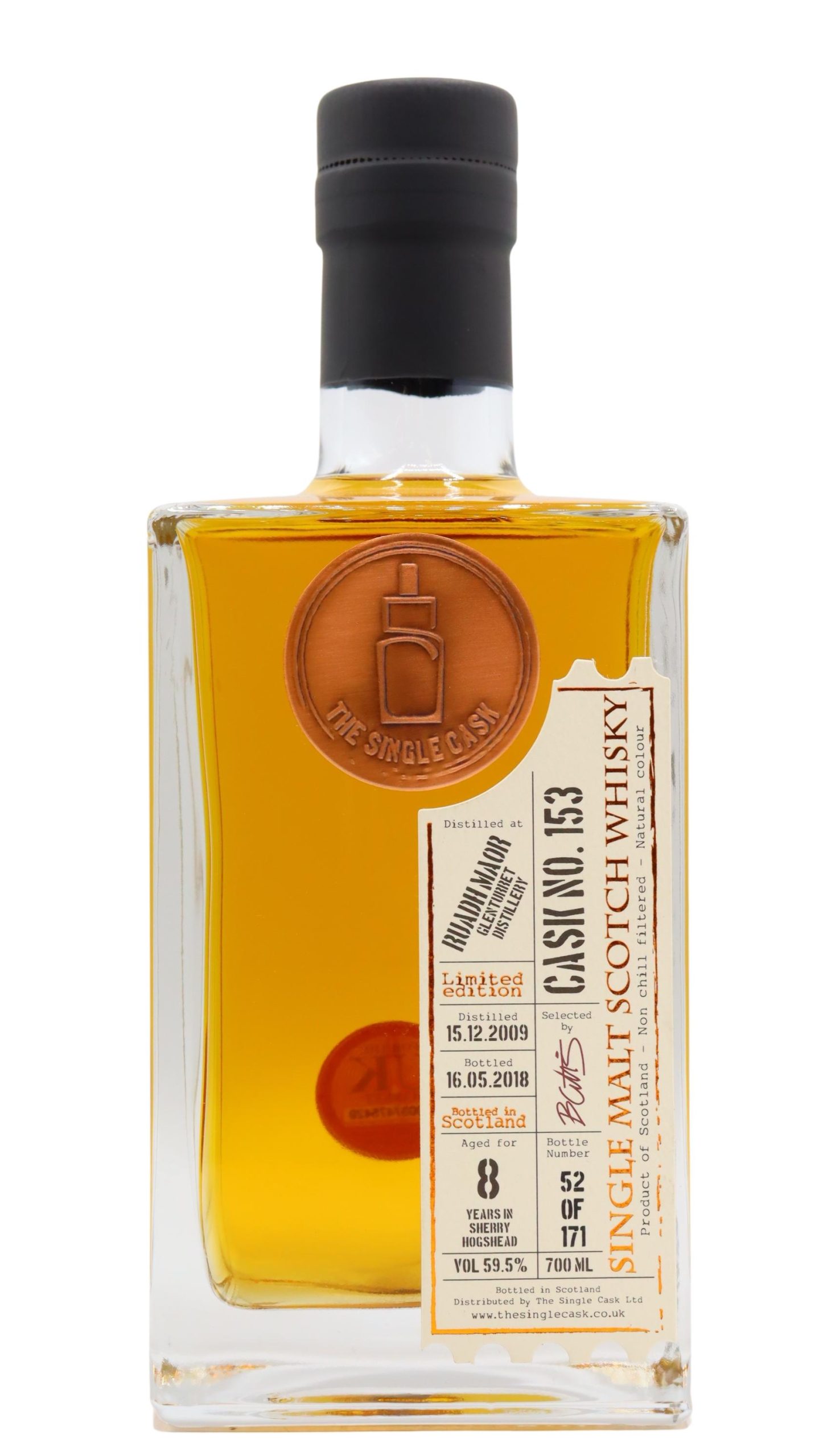 Glenturret – Ruadh Maor – The Single Cask #153 2009 8 year old Whisky 70CL