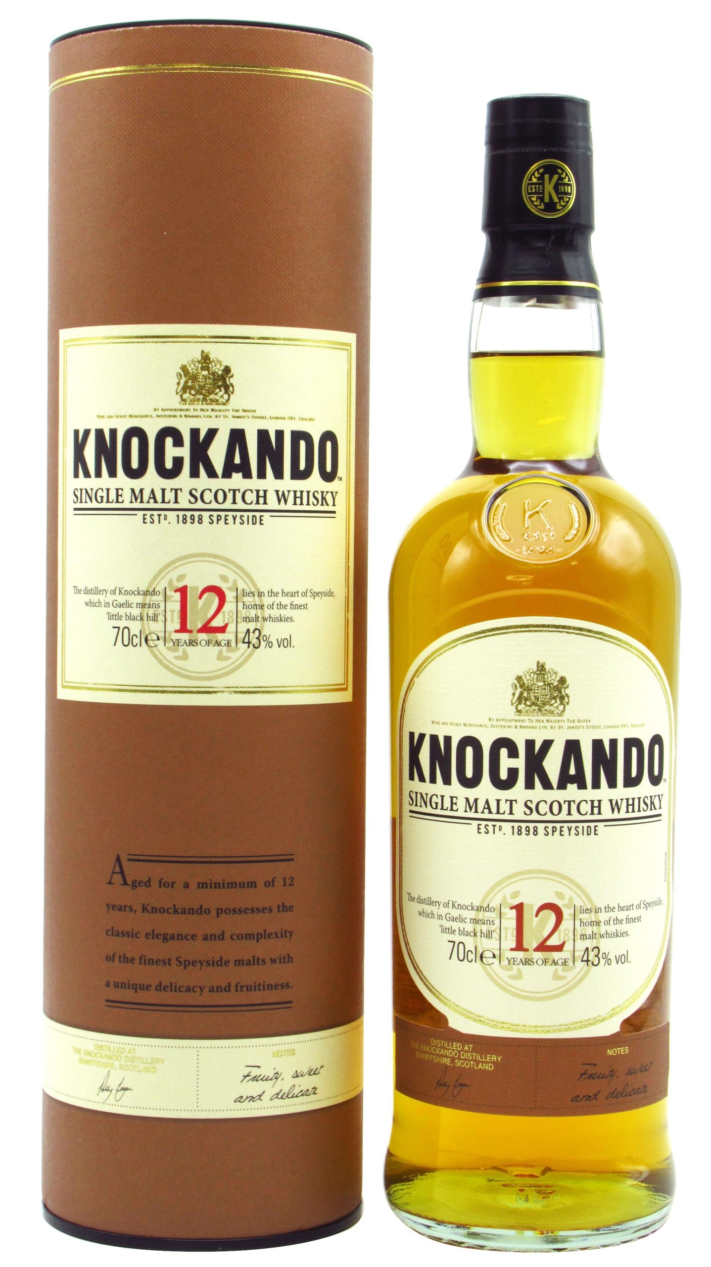 Knockando – Speyside Single Malt 12 year old Whisky 70CL