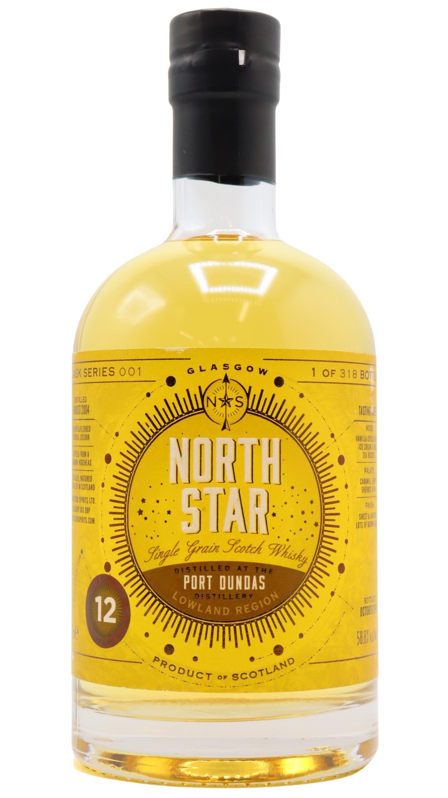 Port Dundas (silent) – North Star Single Cask 2004 12 year old Whisky 70CL