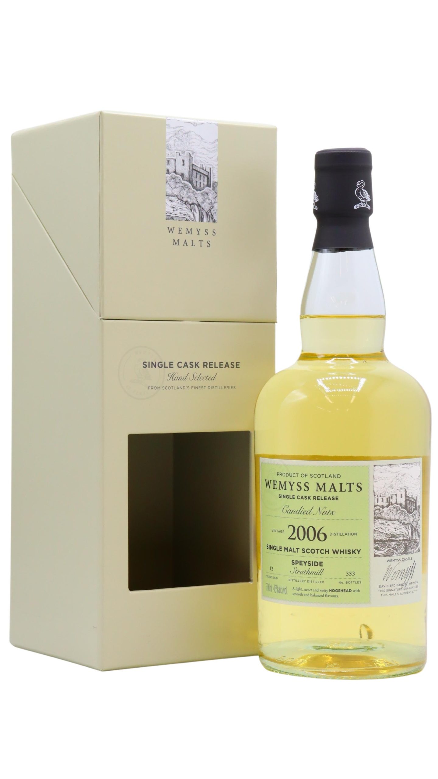 Strathmill – Candied Nuts Single Cask 2006 12 year old Whisky 70CL