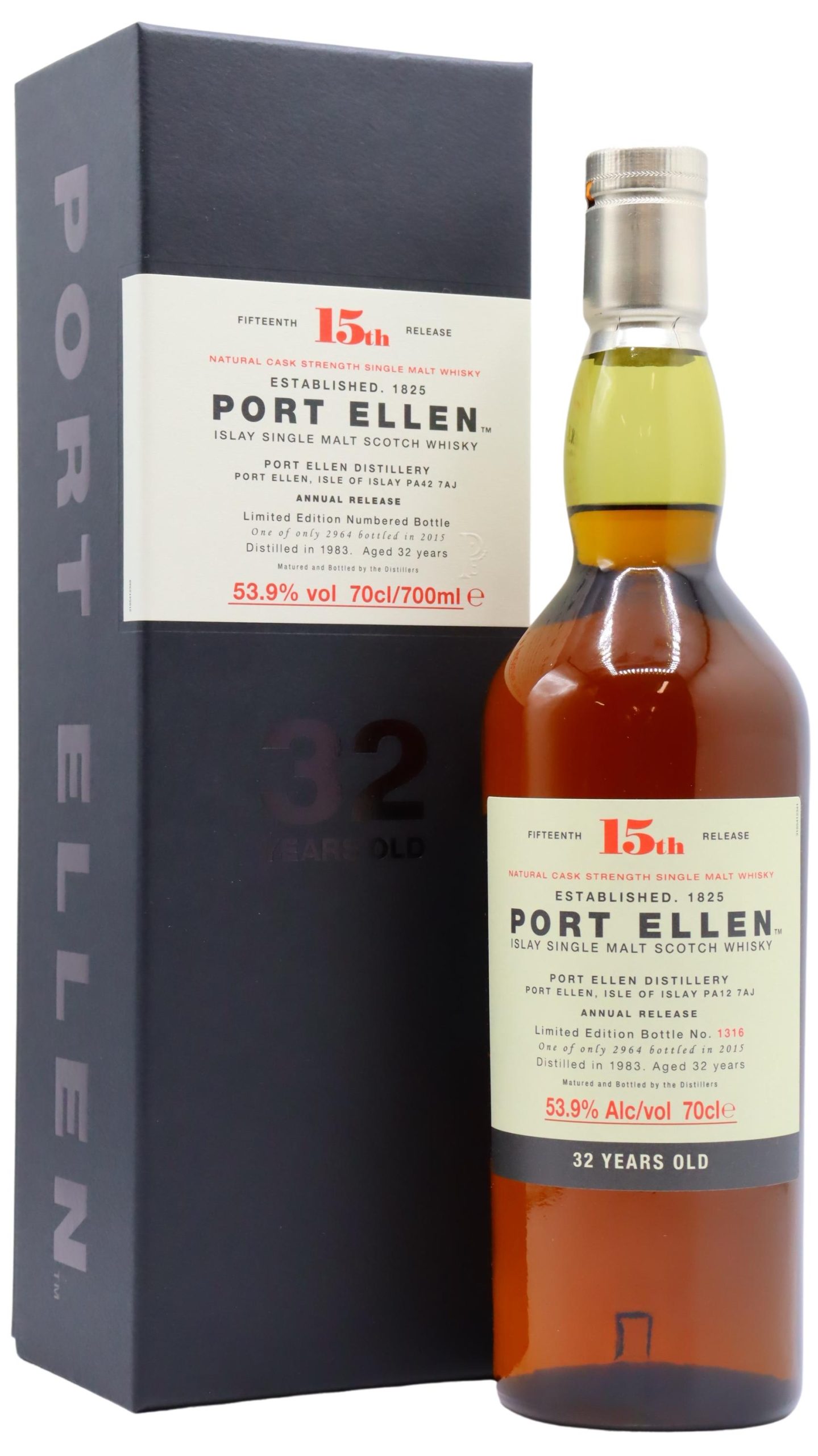 Port Ellen (silent) – 15th Release 1983 32 year old Whisky 70CL