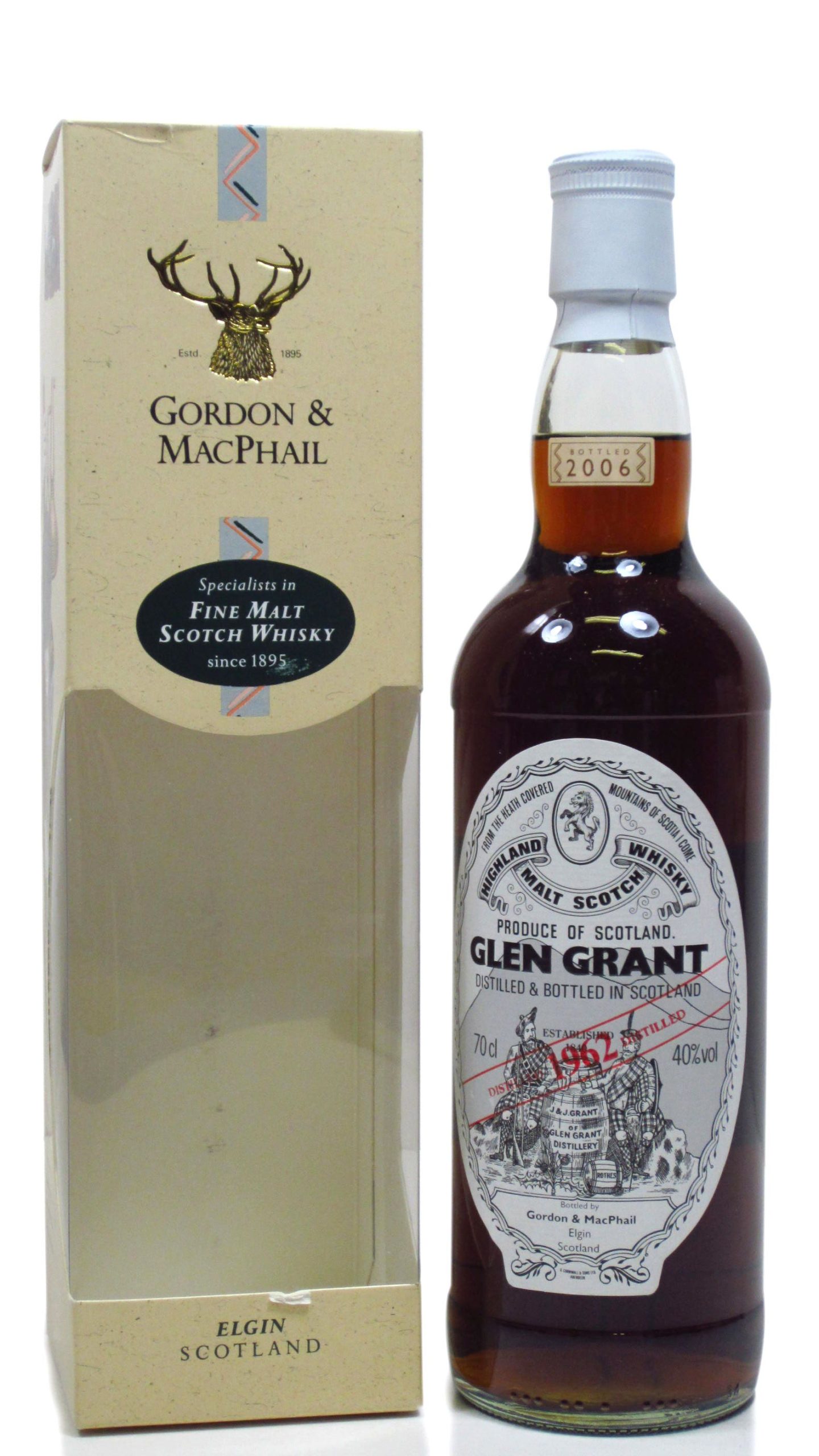 Glen Grant – Speyside Single Malt 1962 44 year old Whisky 70CL