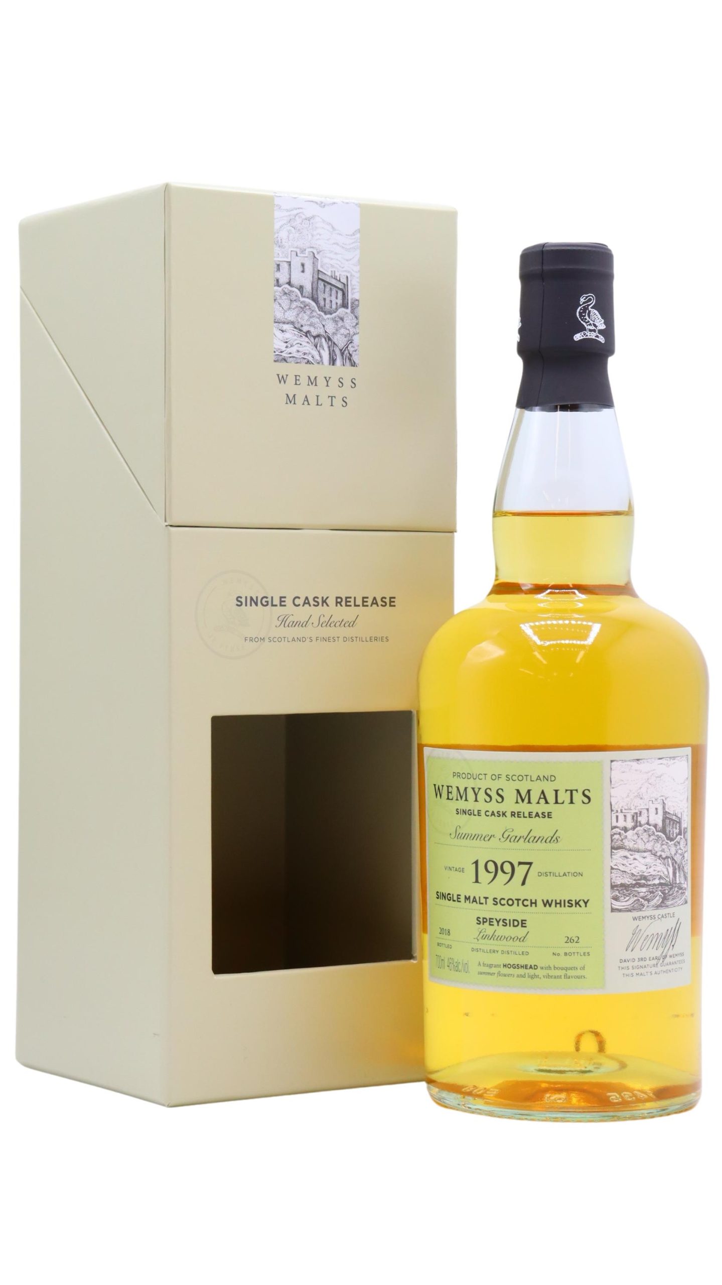 Linkwood – Summer Garlands Single Cask 1997 21 year old Whisky 70CL