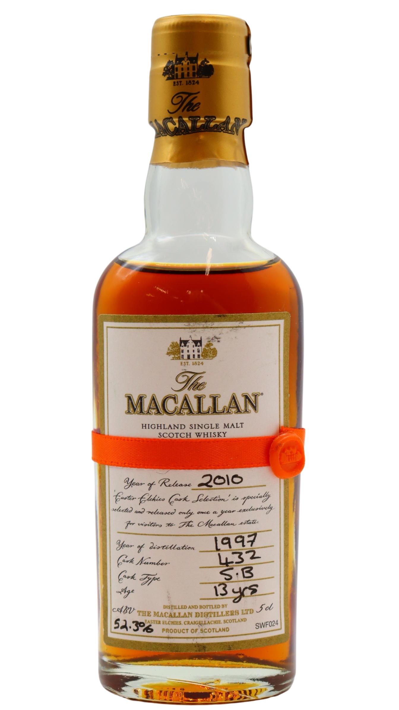 Macallan – 2010 Easter Elchies Miniature 1997 13 year old Whisky 5CL