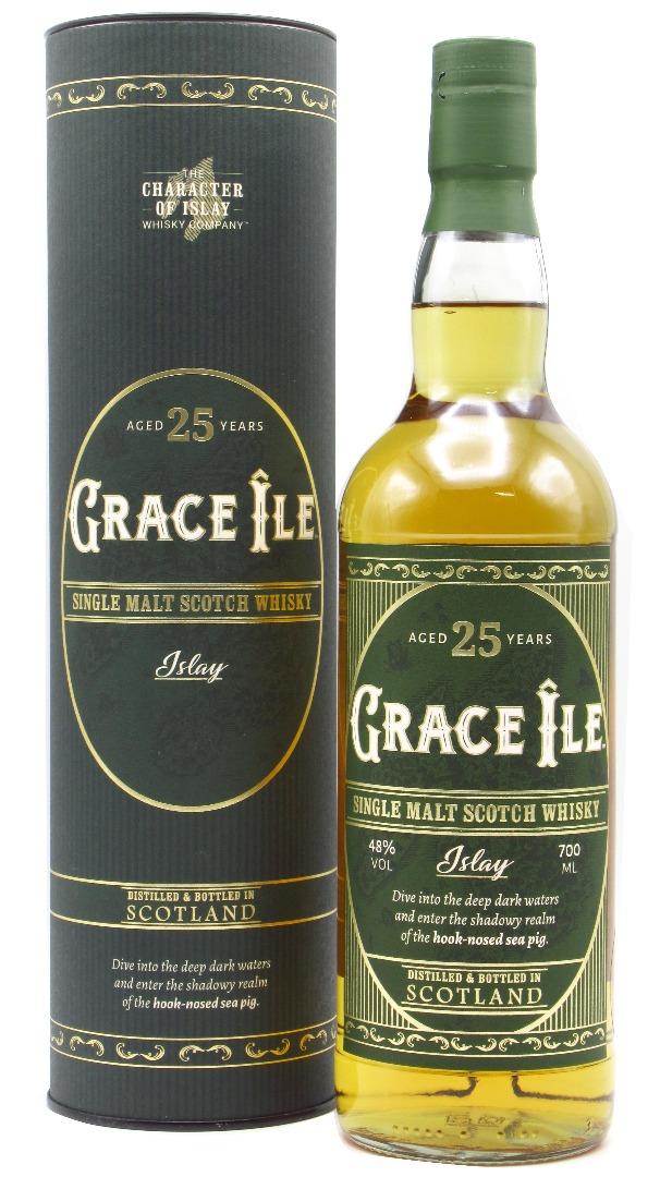 The Character Of Islay – Grace Ile – Islay Single Malt 25 year old Whisky 70CL