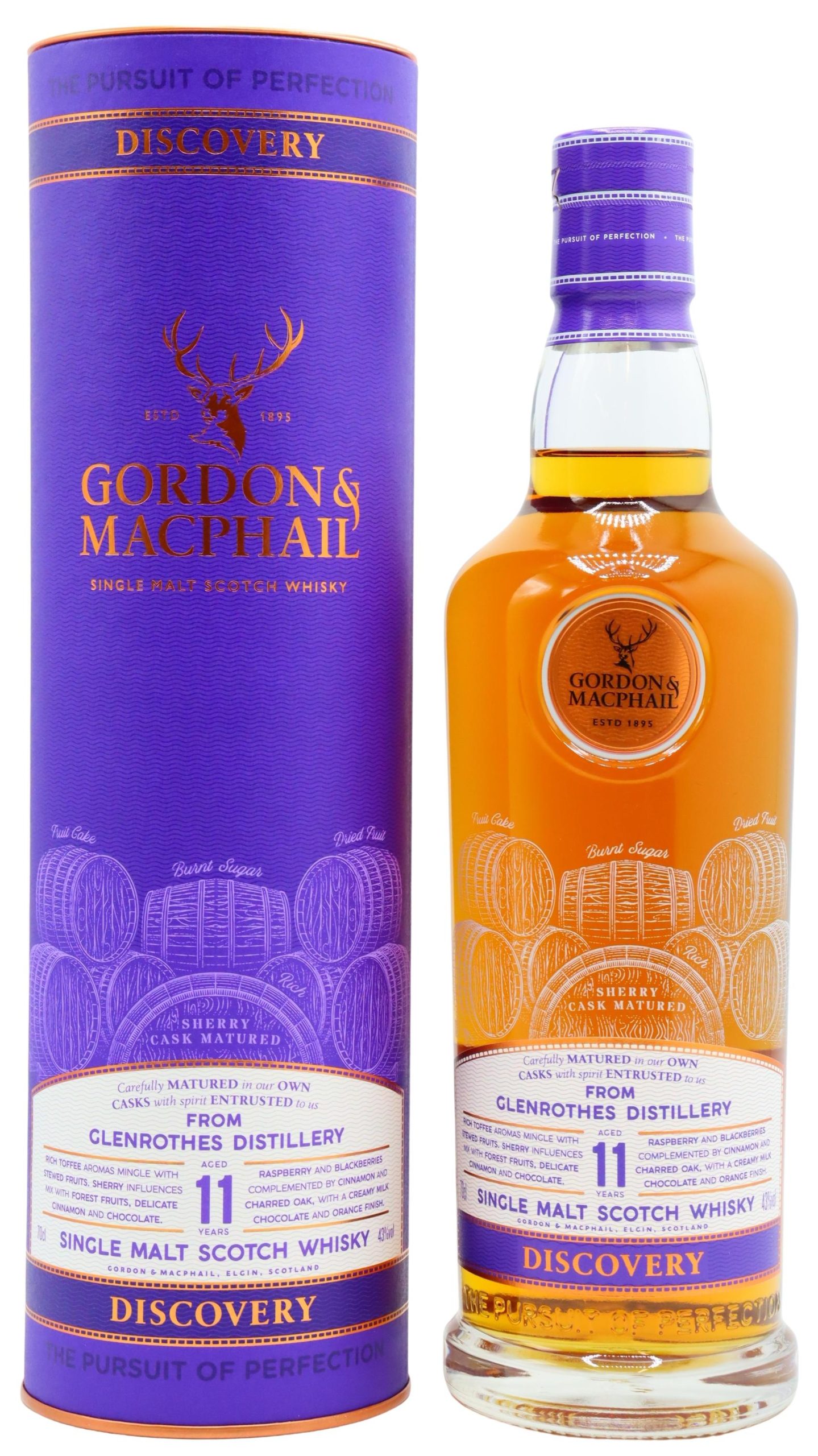 Glenrothes – Gordon & MacPhail Discovery Single Malt 11 year old Whisky 70CL