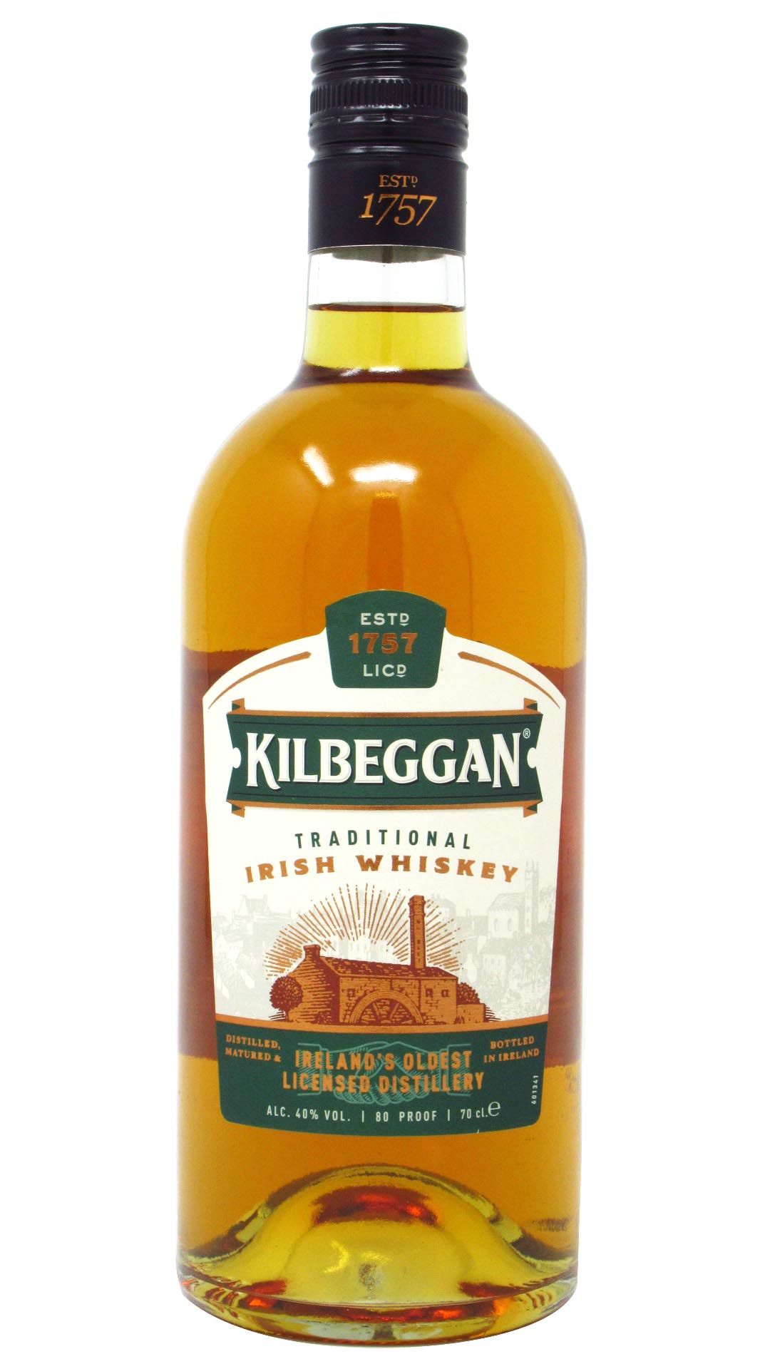 Kilbeggan – Traditional Irish Whiskey 70CL