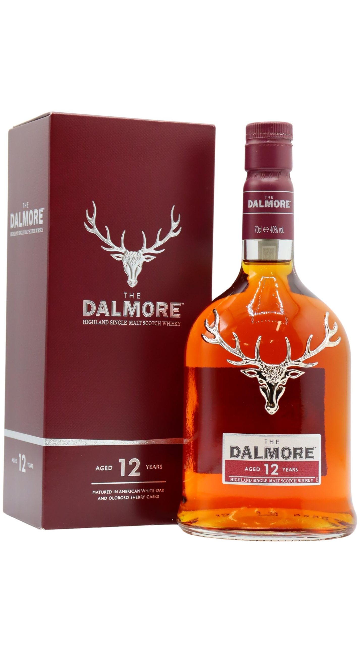 Dalmore – Highland Single Malt 12 year old Whisky 70CL