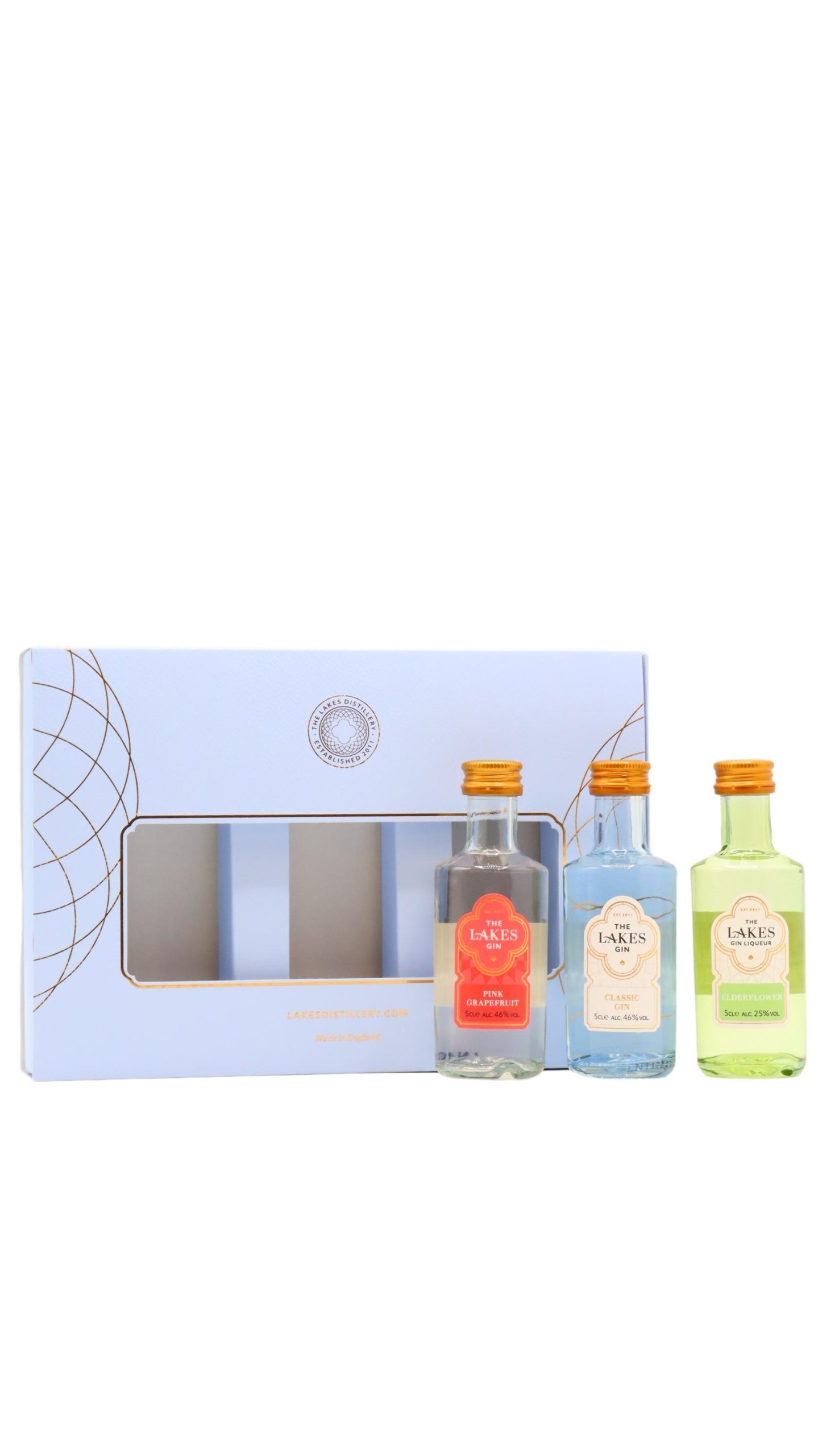 The Lakes – Miniature Gift Pack 3 x 5cl Gin