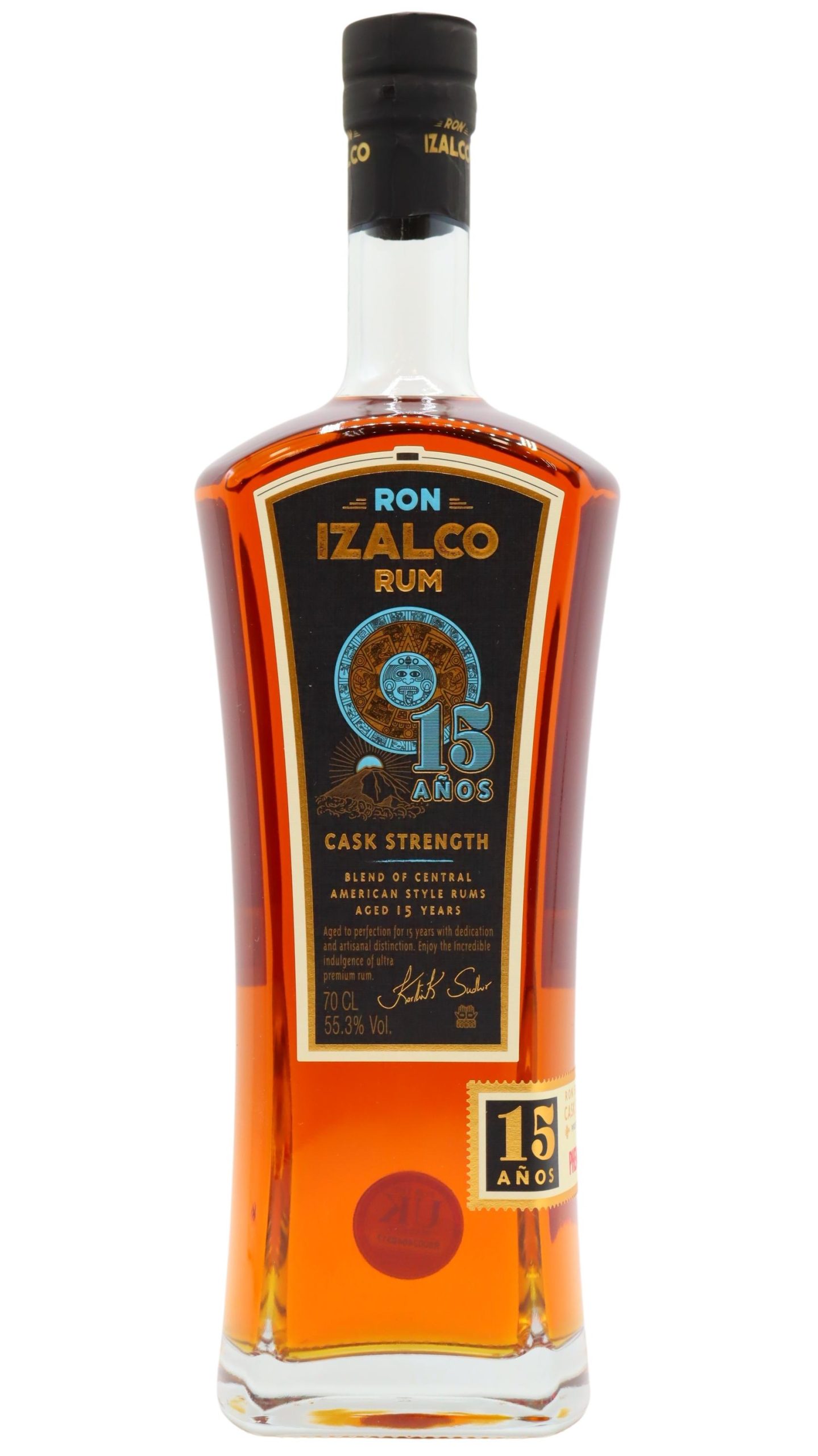 Ron Izalco – Cask Strength Dark 15 year old Rum 70CL