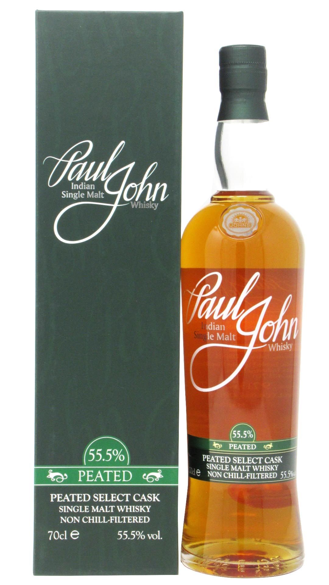 Paul John – Peated Select Cask Single Malt Whisky 70CL