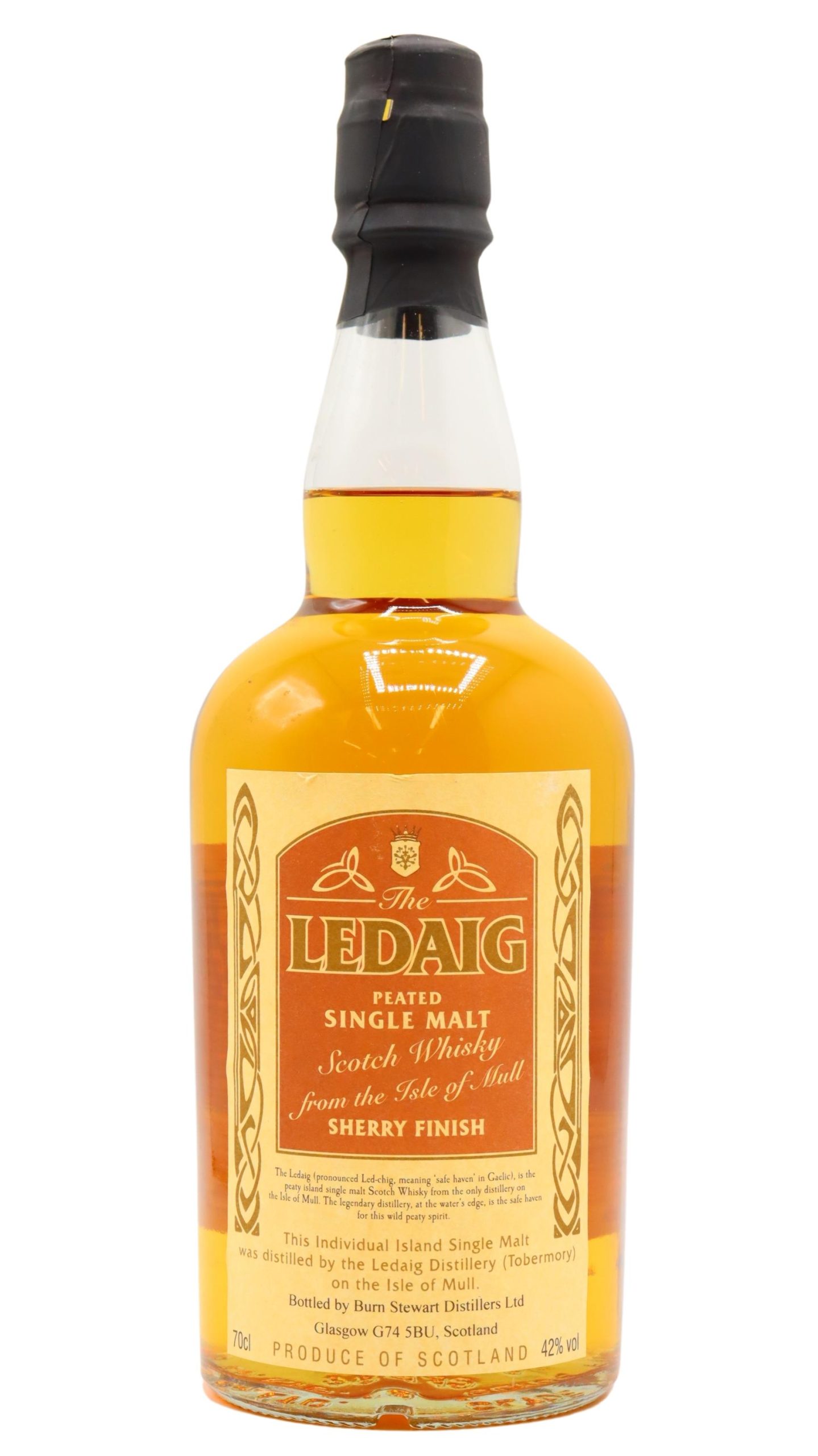 Ledaig – Peated Single Malt Sherry Finish (old bottle) Whisky 70CL