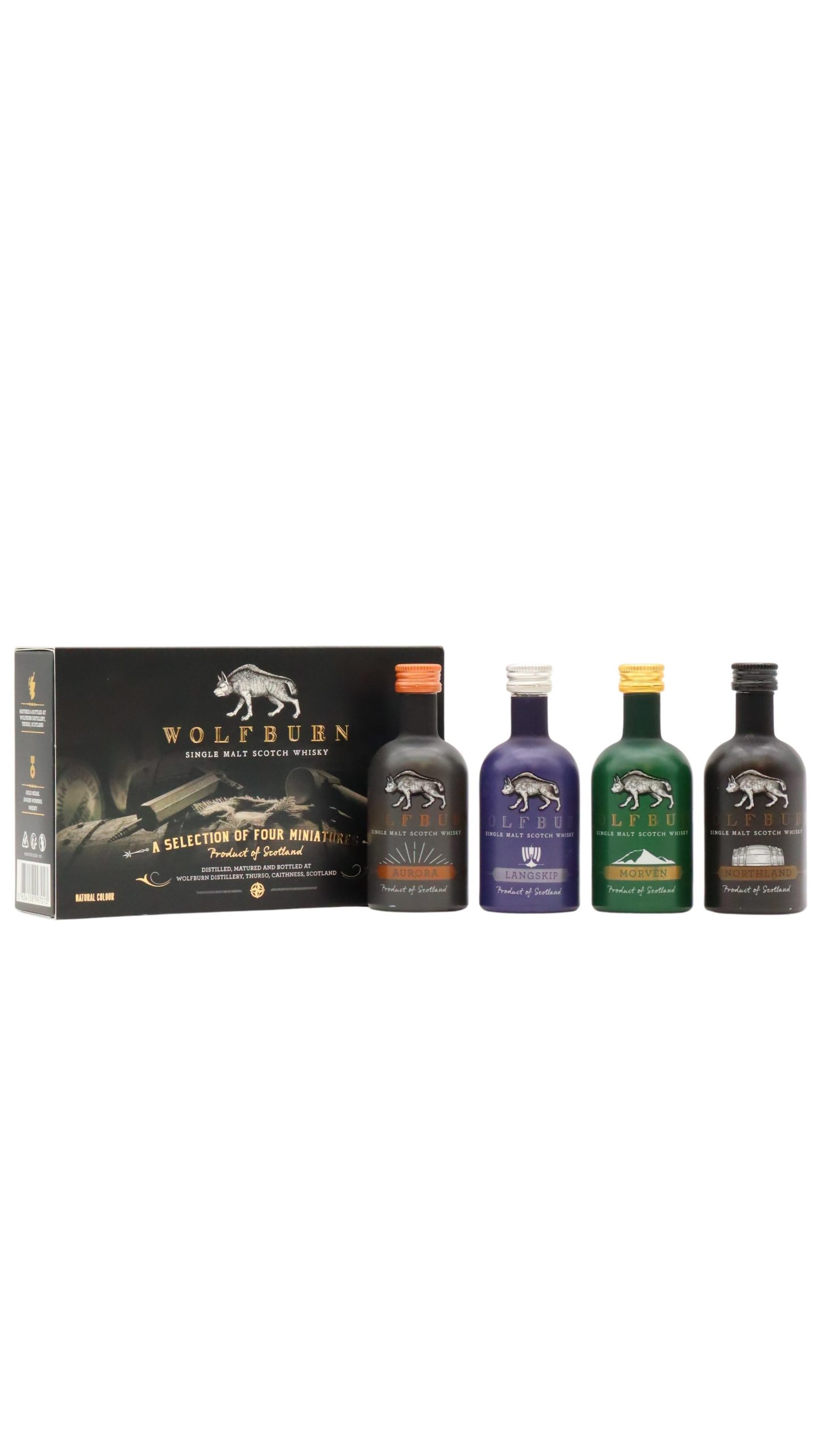 Wolfburn – Miniature Gift Pack 4 x 5cl Whisky