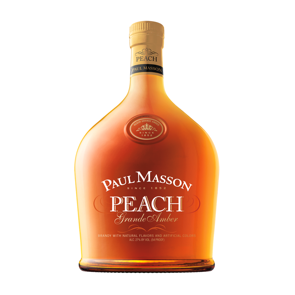 Paul Masson Brandy Grande Amber Peach – 1.75L